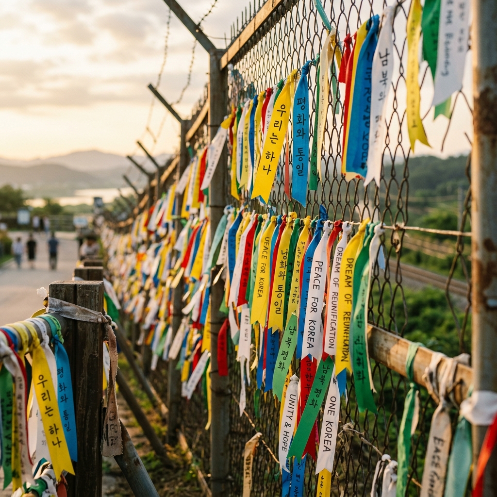 Imjingak Peace Park DMZ Unification Ribbons